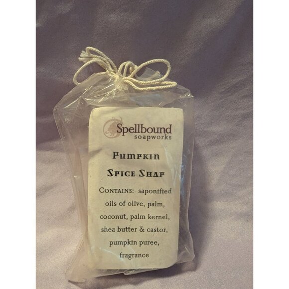 Spellbound Soapworks Pumpkin Spice Soap Bar With Shea Butter & Coconut Oils - Picture 1 of 2